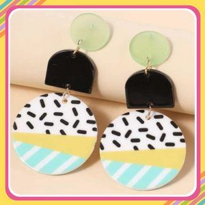 Multi-Colored Drop Earrings